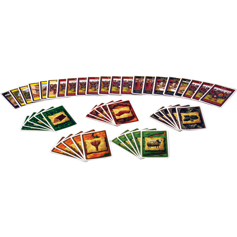Settlers of Catan 3061 Replacement Resource Cards 19 Ore Iron Complete Set 