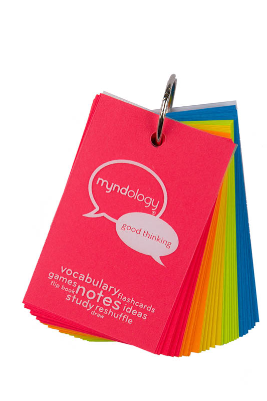 Study Cards Ringed - Medium (Bright Colors)