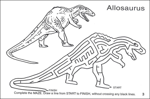 dinosaur mazes activity book spizzirri publishing 9780865450578