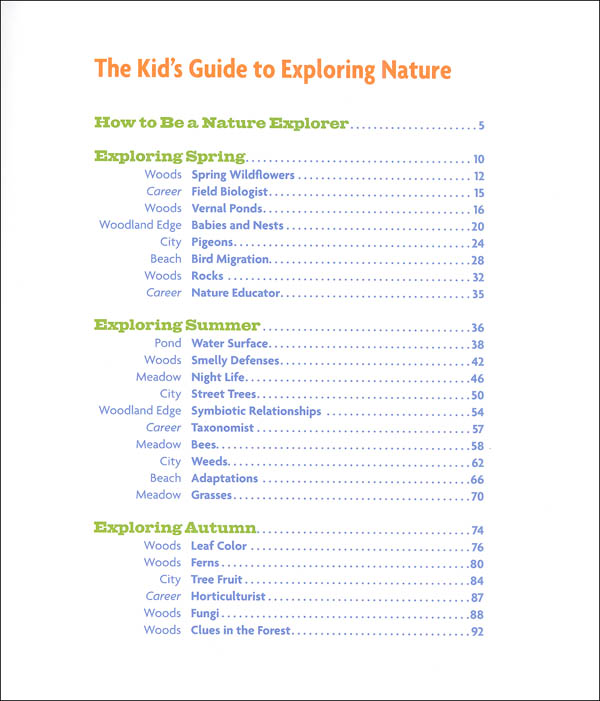 Kid's Guide to Exploring Nature Brooklyn Botanic Garden 9781889538891