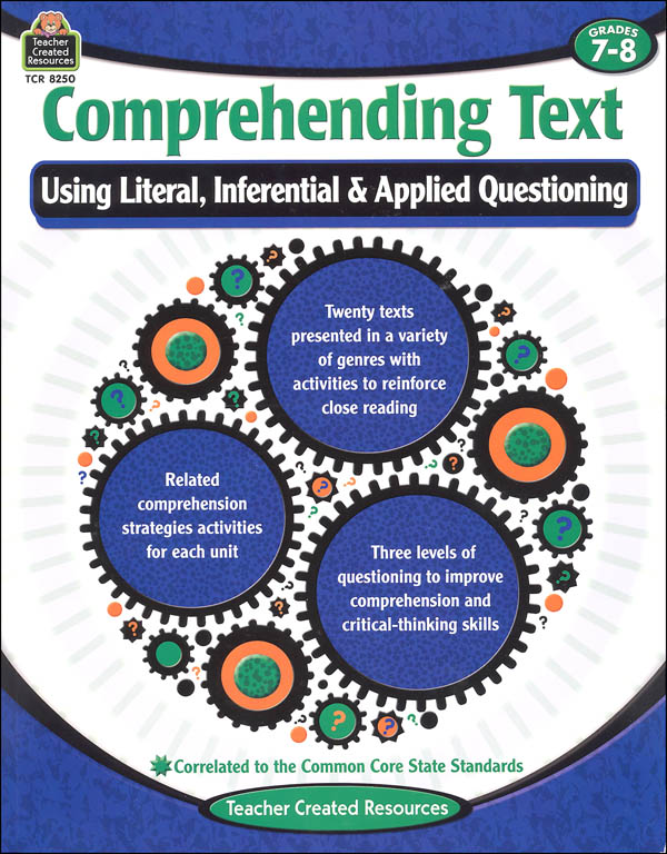 Comprehending Text Grades 7 8 | Teacher Created Resources | 9781420682502