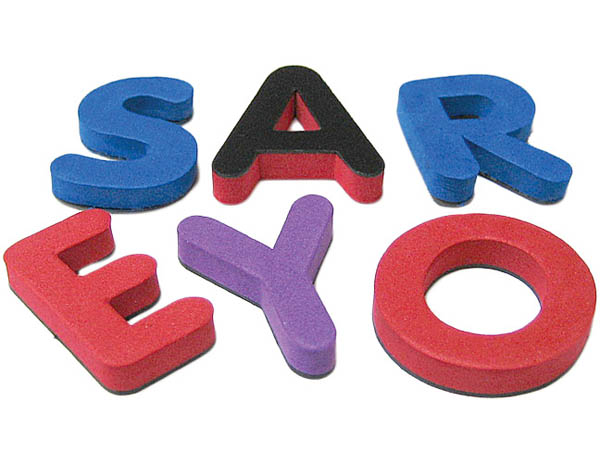 Magnetic Foam Letters: Small Uppercase