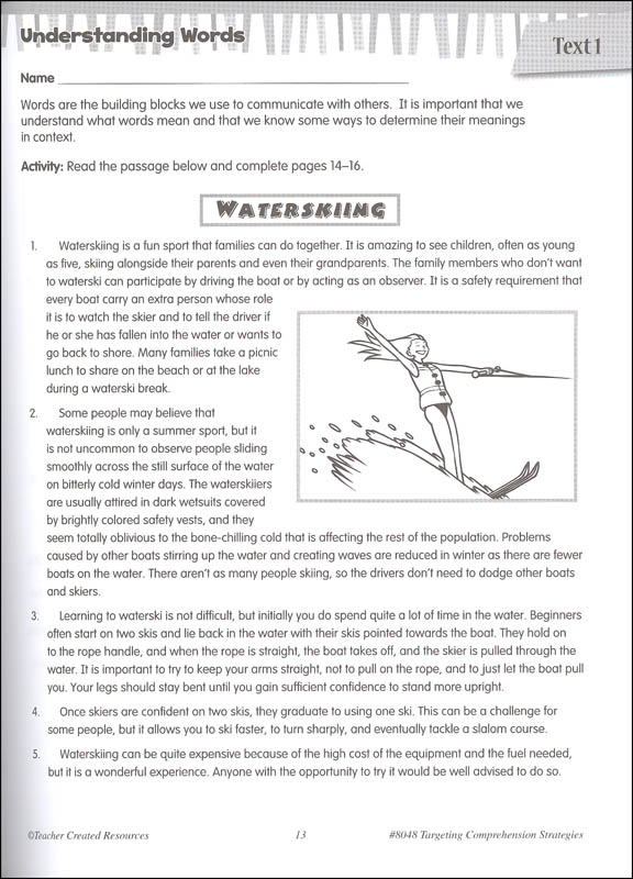 Targeting Comprehension Strategies for the Common Core Grade 5