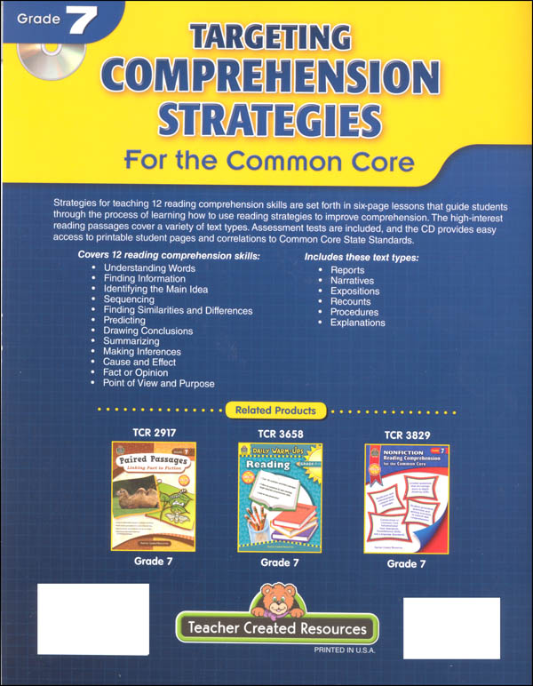 targeting-comprehension-strategies-for-the-common-core-grade-7