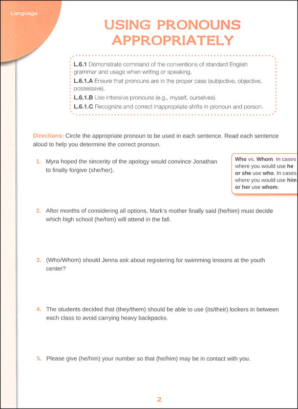 Common Core Test Prep Grade 6 – Common Core Worksheets – QNHV