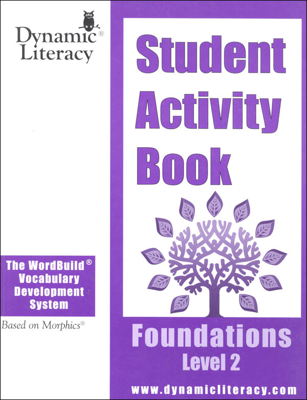 WordBuild Foundations Level 2 Student Activity Book