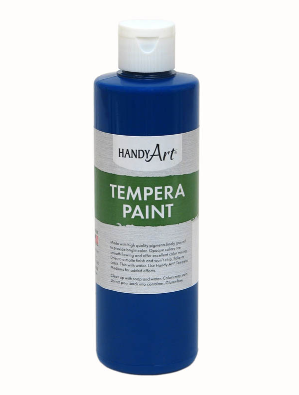 Blue Tempera Paint 8 oz. Handy Art