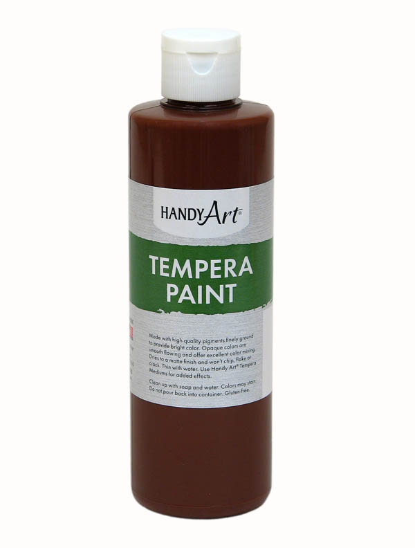 Brown Tempera Paint 8 oz. Handy Art