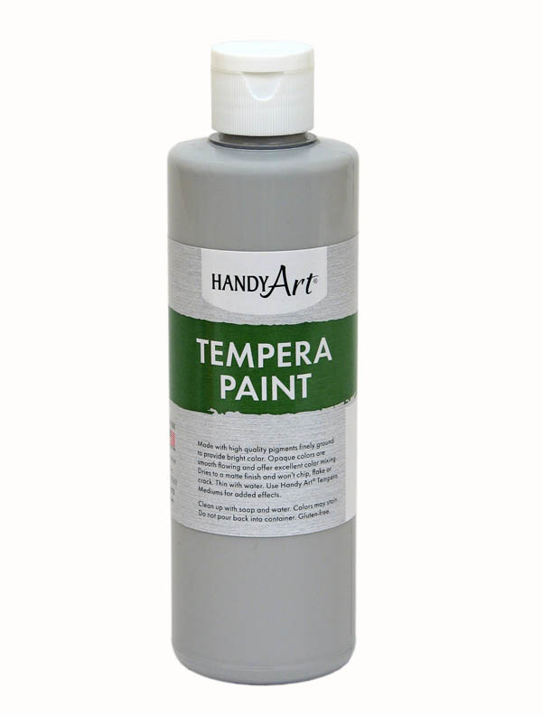 Gray Tempera Paint 8 oz. Handy Art