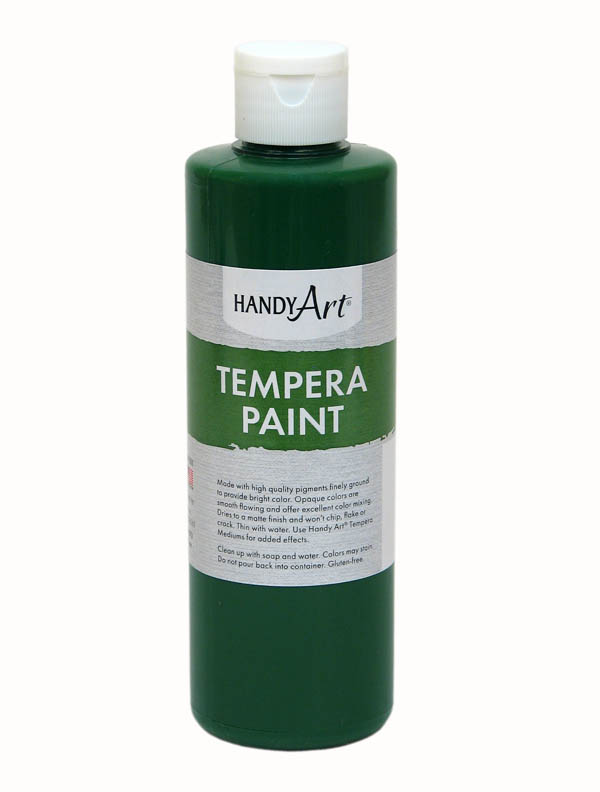 Green Tempera Paint 8 oz. Handy Art