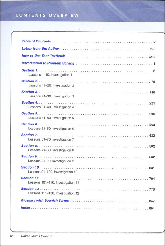 Saxon Math Course 2 Textbook Pdf