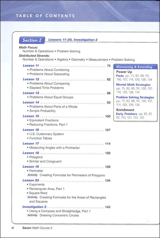 Saxon Math Course 2 Student Edition Saxon Publishers 9781591418351