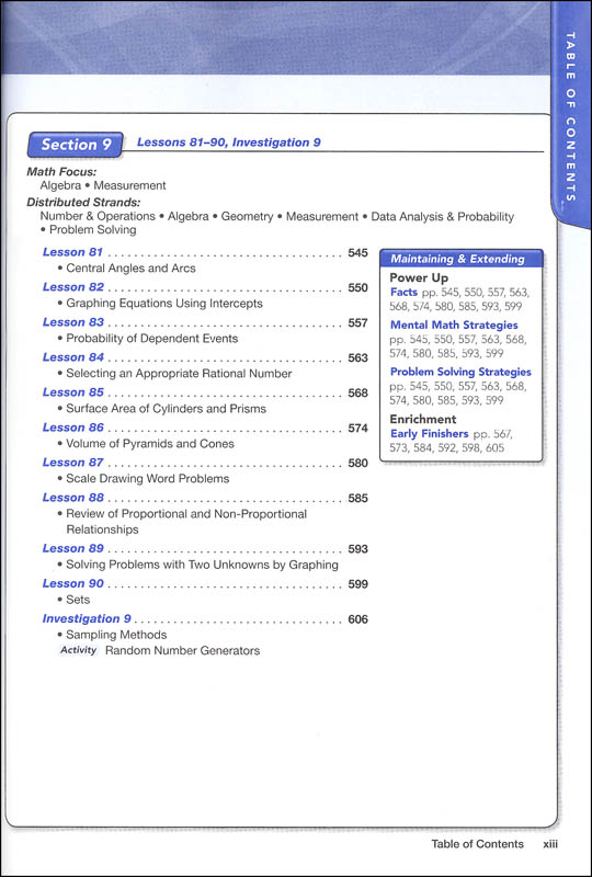 Saxon Math Course 3 Student Edition Saxon Publishers 9781591418849