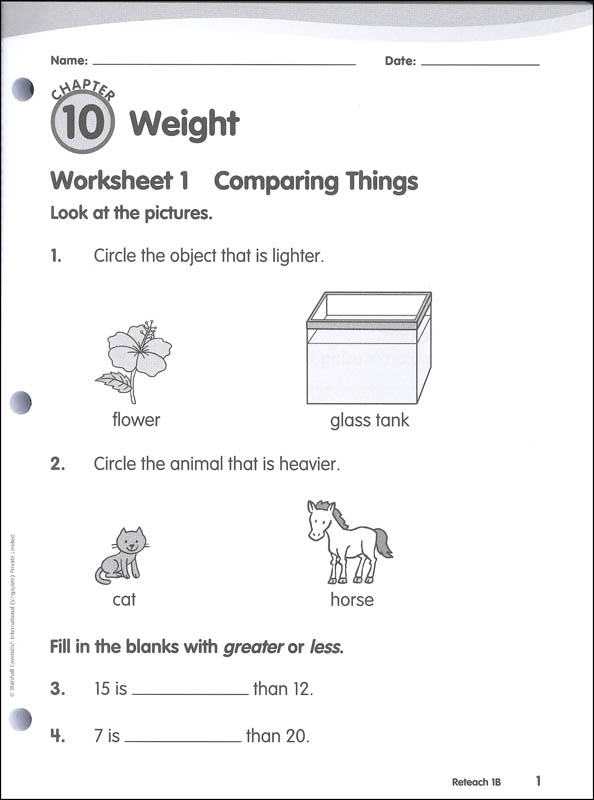 Math in Focus: Singapore Math Reteach 1B | Marshall Cavendish ...