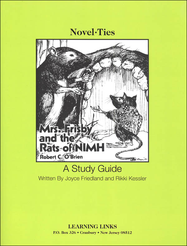 Mrs Frisby And The Rats Of Nimh Novel Ties Study Guide Learning Links 9780881220988