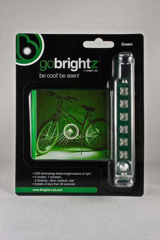 Brightz GoBrightz LED Bicycle Frame Accessory Light Green BRAND NEW SHIPS FREE
