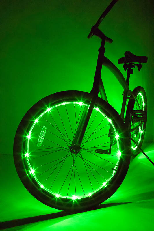 Wheel Brightz Bike Tire Lights - Green | Brightz