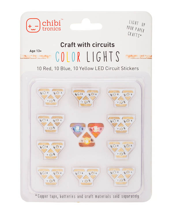 Circuit Stickers RYB LED Mega Pack