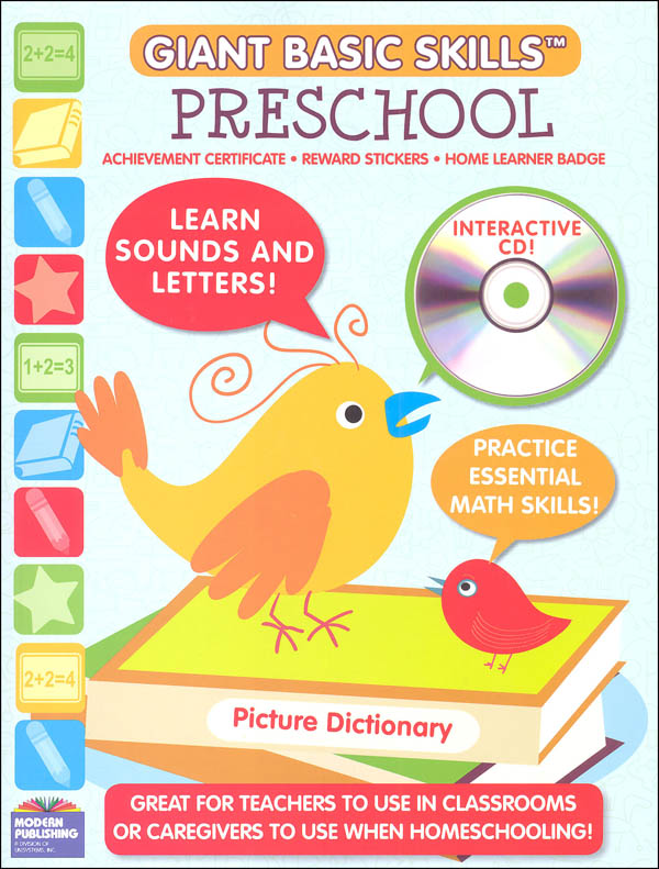 Giant Basic Skills Preschool with CD Modern Publishing