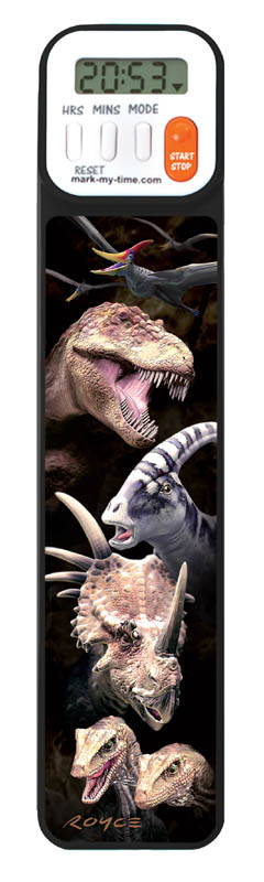 Mark-My-Time Digital Bookmark 3D Dinosaur