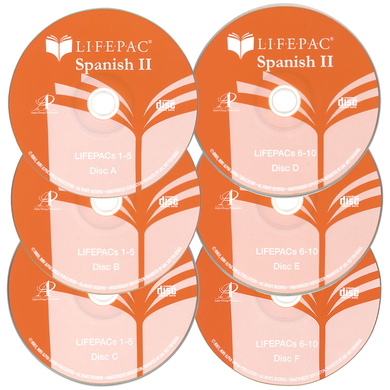 Spanish II Lifepac CD Set