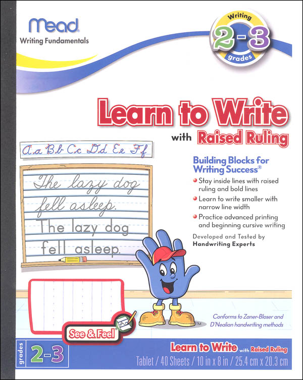Learn to Write with Raised Ruling Grades 2-3