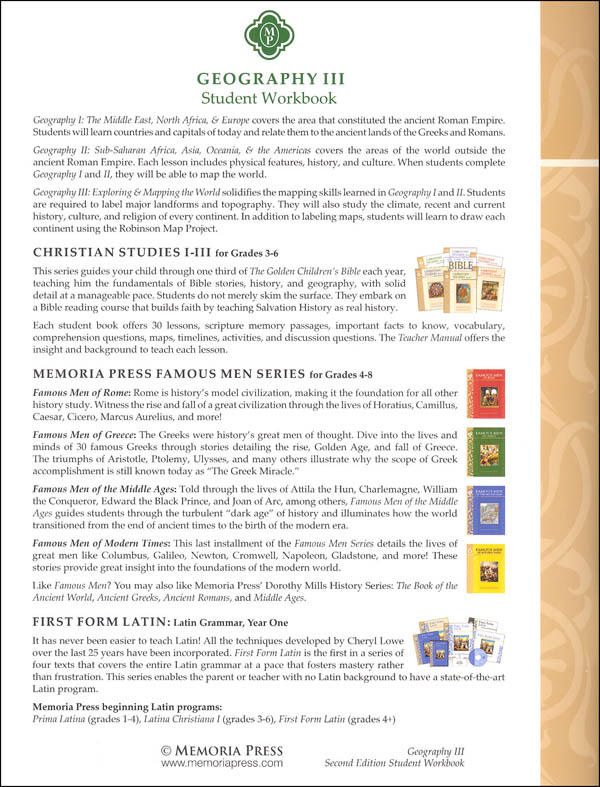 memoria press geography tests memoria press geography tests