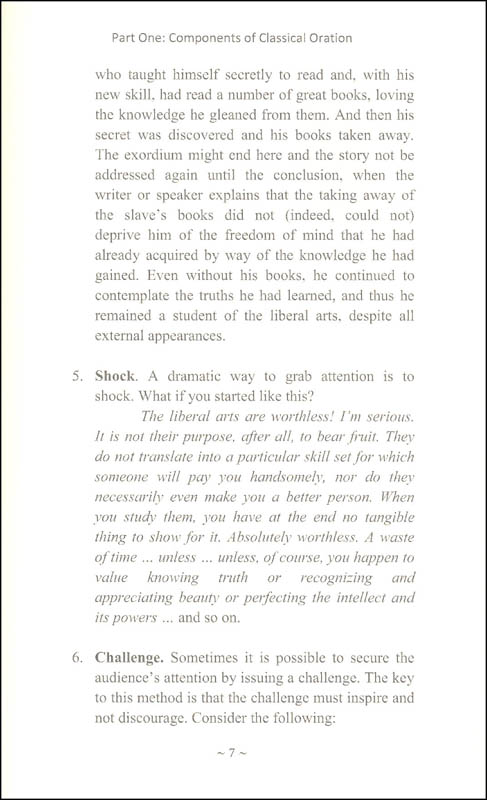 Classical oration definition image