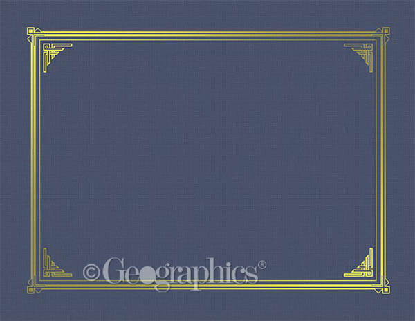 Navy Blue Document Covers Package of 6 | Geographics