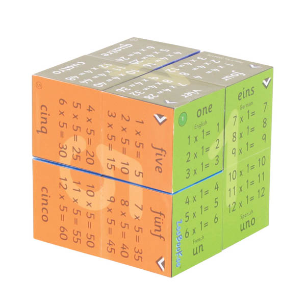Multiplication Tables 1 to 12 Cube ZooBooKoo 9781904359081