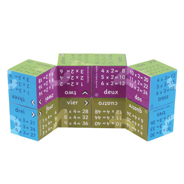Multiplication Tables 1 to 12 Cube ZooBooKoo 9781904359081