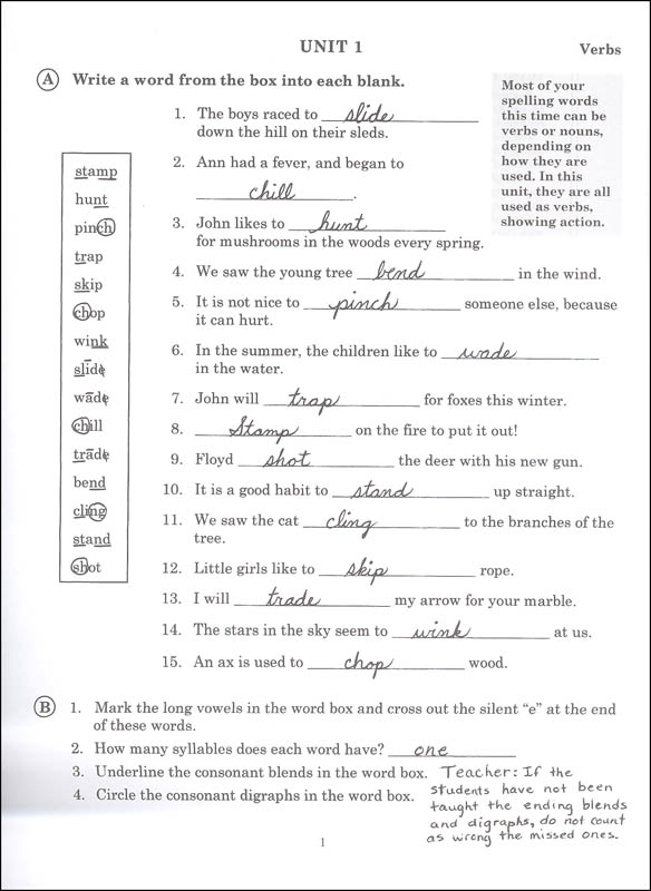 Practical Spelling Teacher's Edition Grade 4 | Miller School Books