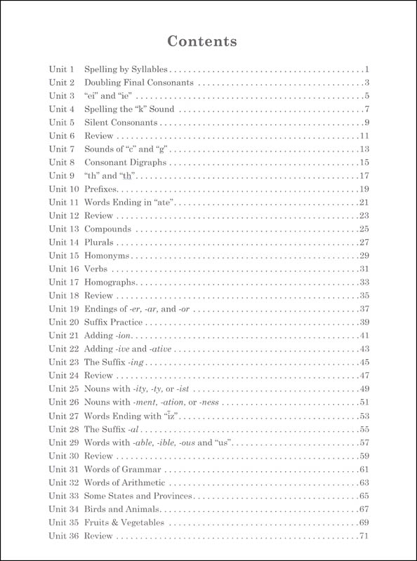 Practical Spelling Teacher's Edition Grade 7 | Miller School Books