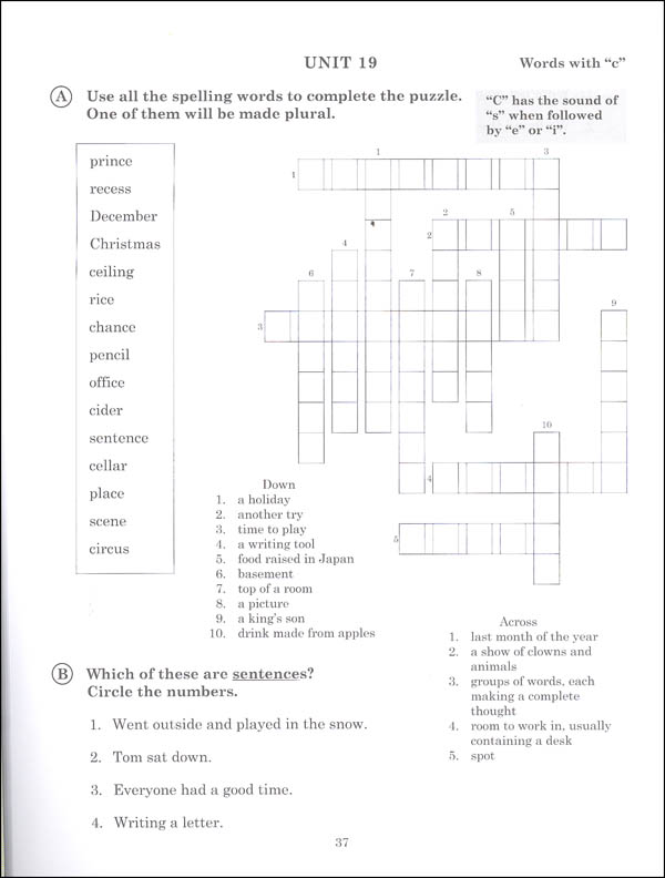 Practical Spelling Workbook Grade 4 Miller School Books
