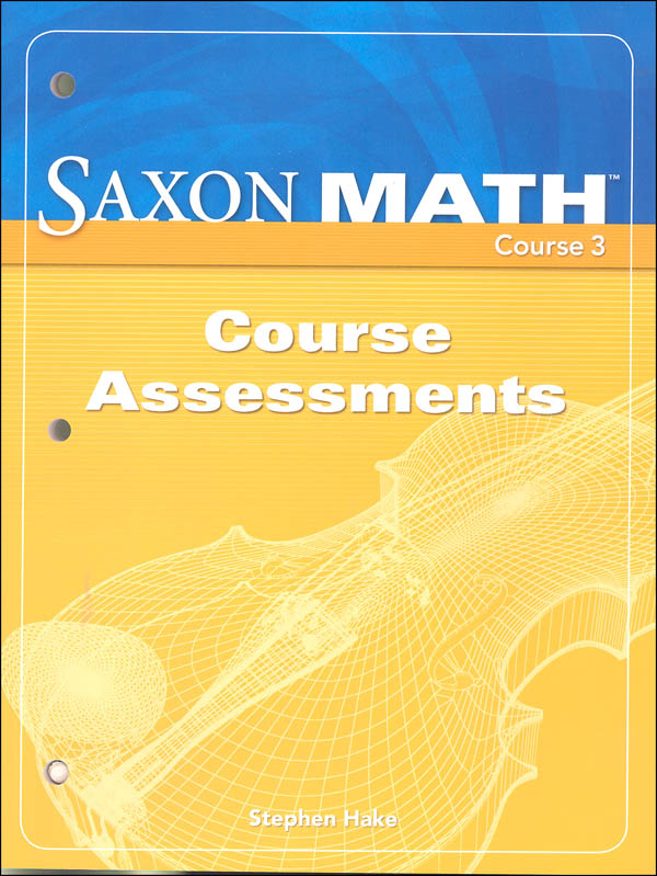 saxon-math-course-3-assessments-saxon-publishers-9781591419105