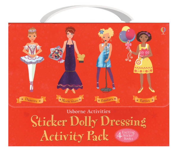 Sticker Dolly Dressing Activity Pack (Red) | EDC / Usborne | 9780794535049