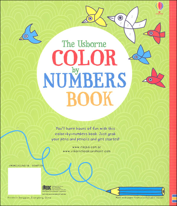 Color by Numbers Book (Usborne) EDC / Usborne 9780794532512