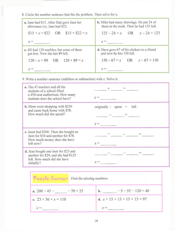 Math Mammoth Light Blue Series Grade 4-A Worktext (Colored Version ...