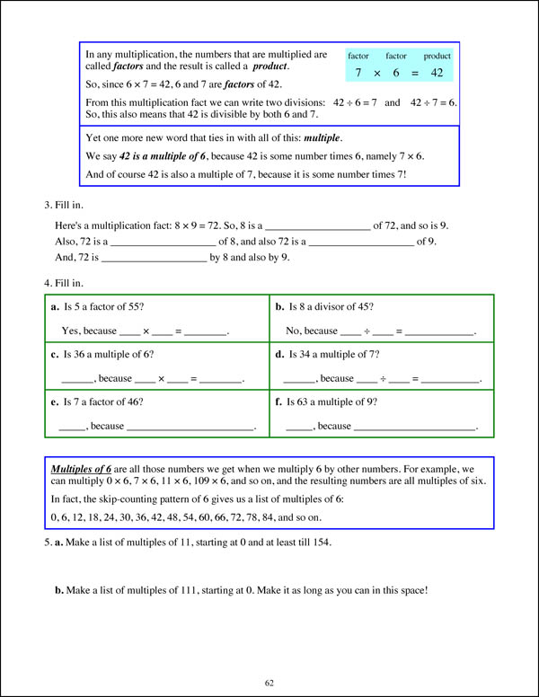 Math Mammoth Light Blue Series Grade 4-B Worktext (Colored Version ...