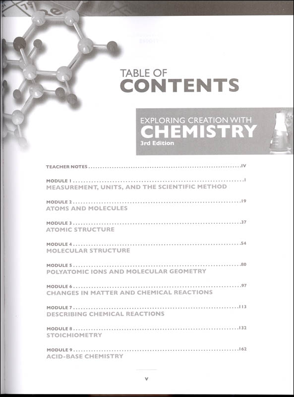 Exploring Creation With Chemistry Solution Manual 3rd Ed. W/ Tests ...