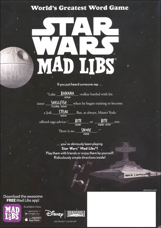 Star Wars Mad Libs Deluxe Edition Penguin Young Readers 9781524785864