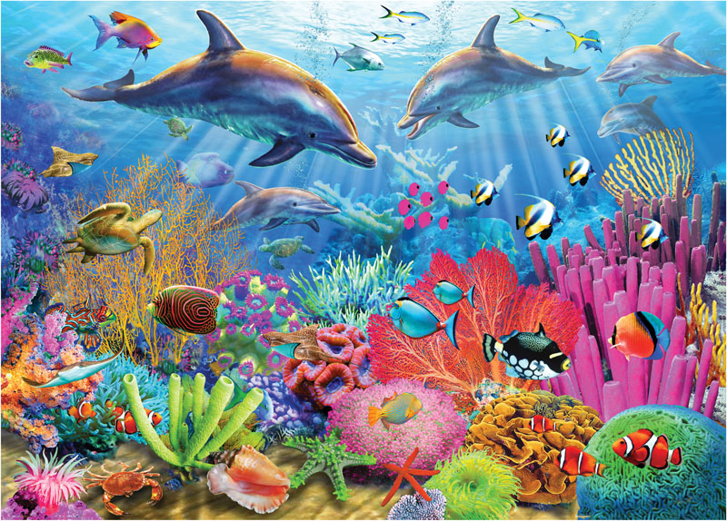 Coral Reef Jigsaw Puzzle (1000 piece) | Peter Pauper Press | 9781441330543