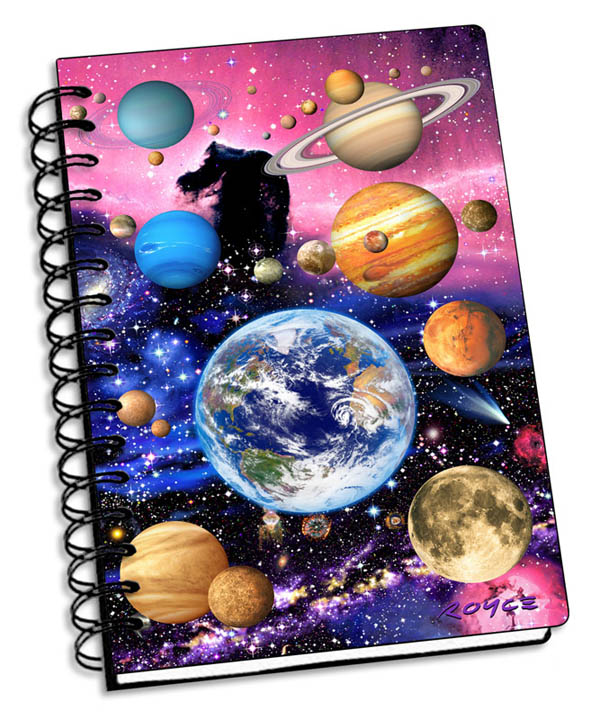 Planets 3D Notebook 4" x 6"