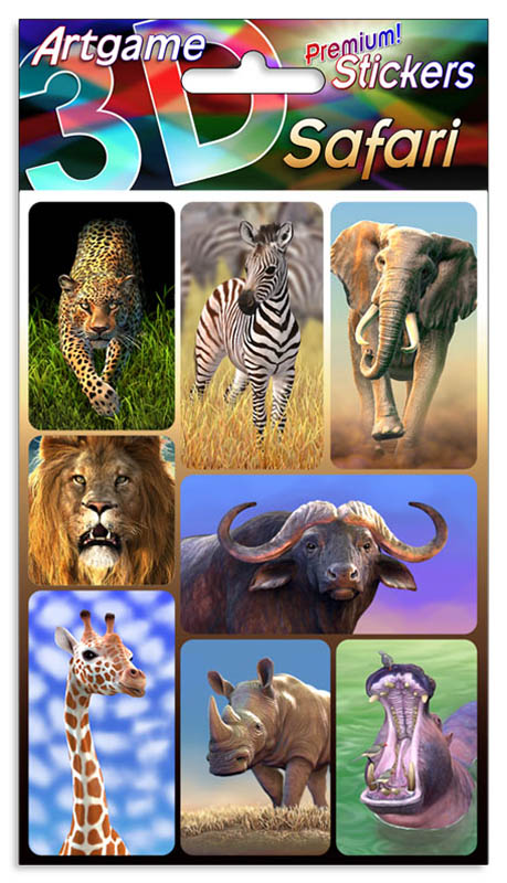 Safari 3D Stickers
