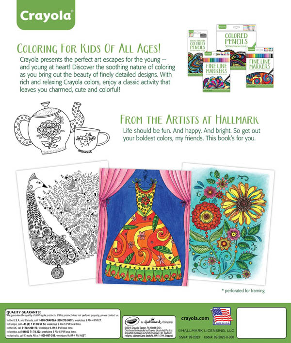 Crayola Adult Coloring Nature Escapes Coloring Pages | Crayola