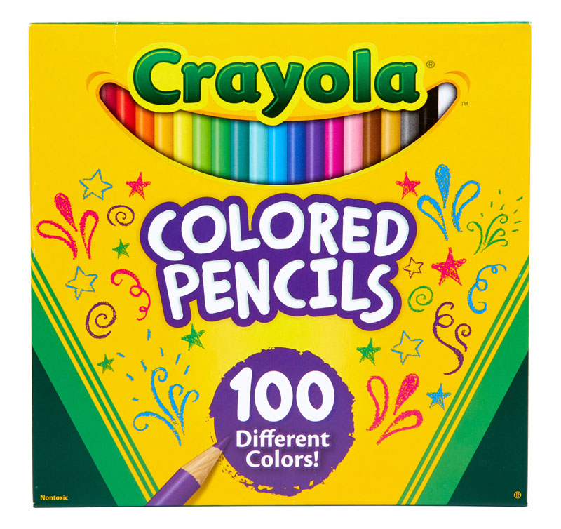 Crayola Colored Pencils Long 100 count