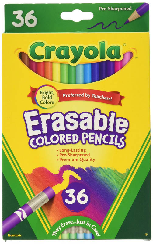 Crayola Erasable Colored Pencils 36 count