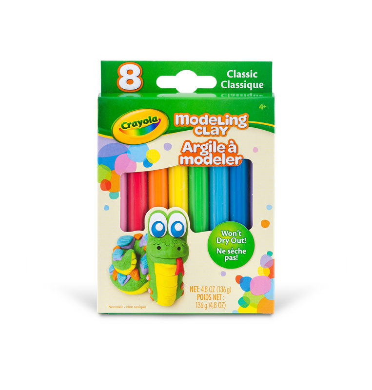 Crayola Modeling Clay: Classic Color Assortment - 8 count