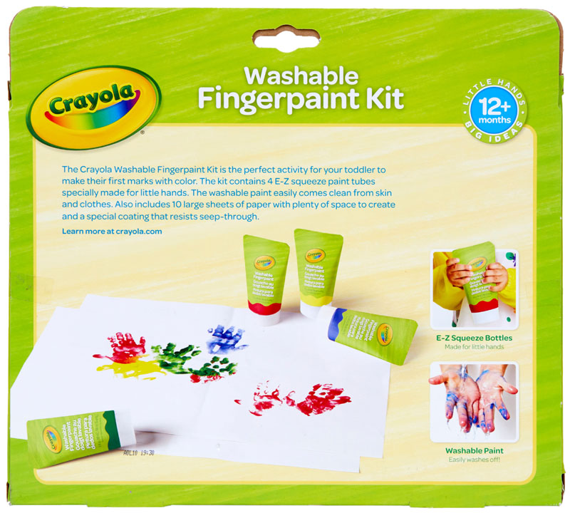 My First Crayola Fingerpaint Kit | Crayola