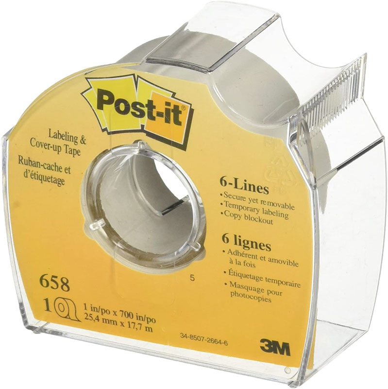 Post-it Labeling & Cover-up Tape (1"x700")